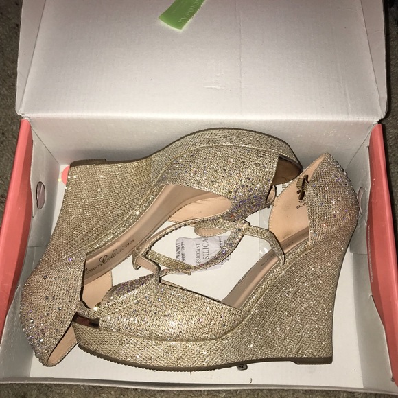 De Blossom rhinestone wedge - Picture 2 of 3